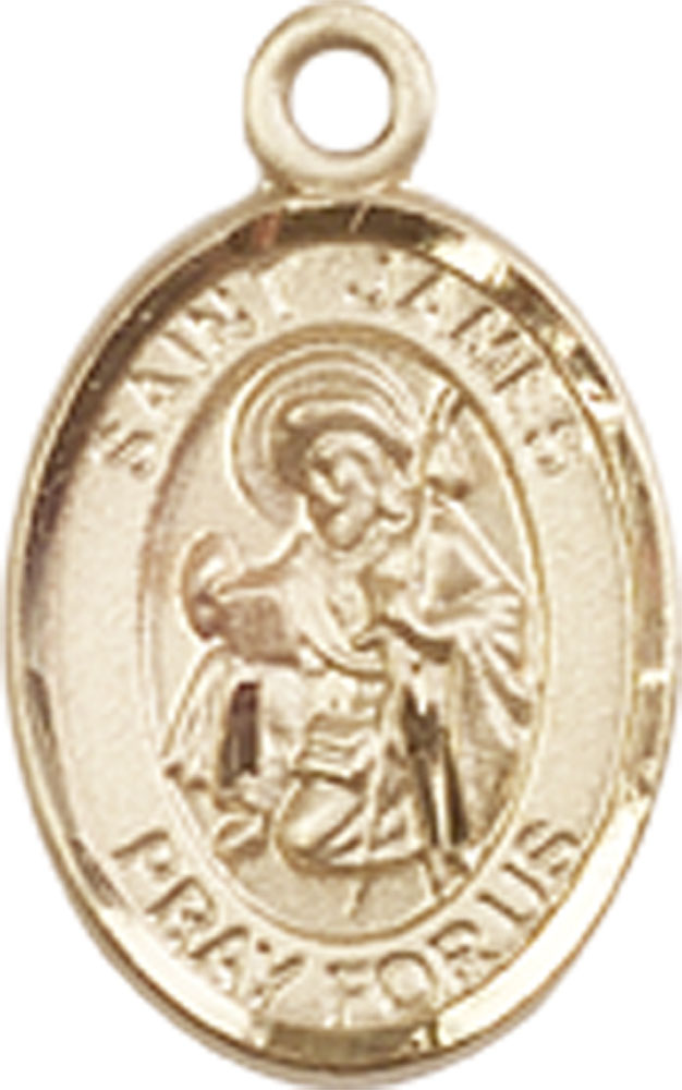 14kt Gold Filled Saint James the Greater Medal