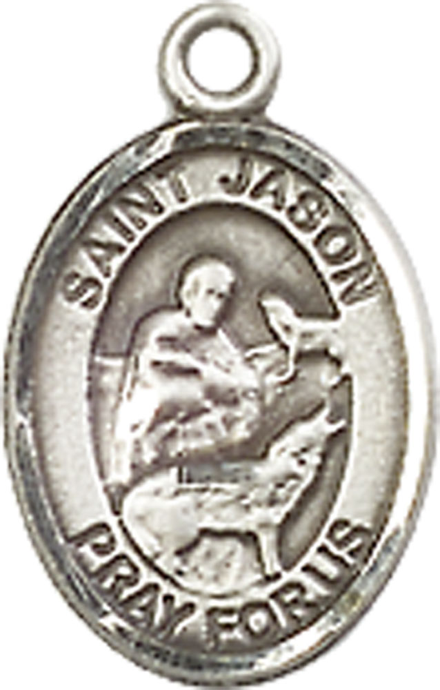 Sterling Silver Saint Jason Medal