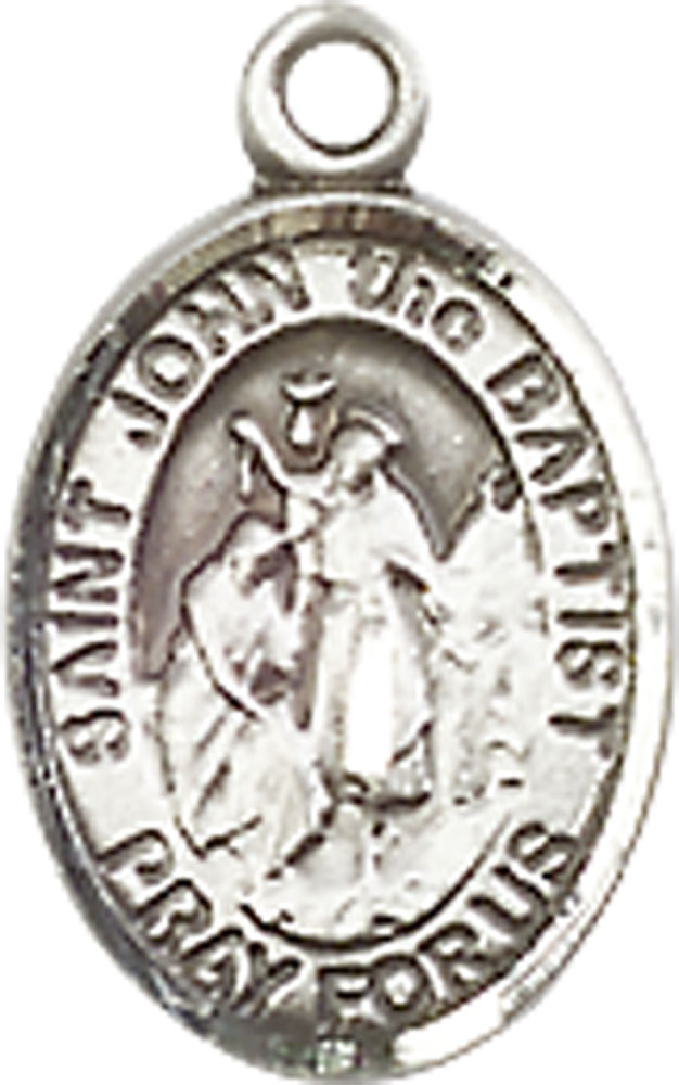 Sterling Silver Saint John the Baptist Medal