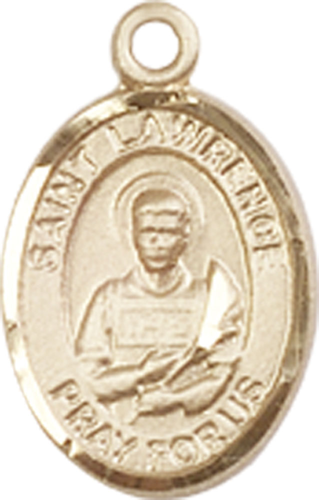 14kt Gold Filled Saint Lawrence Medal
