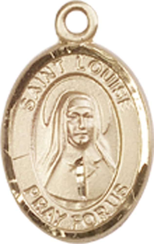 14kt Gold Filled Saint Louise de Marillac Medal
