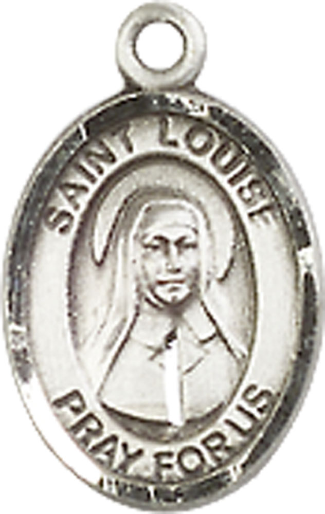 Sterling Silver Saint Louise de Marillac Medal