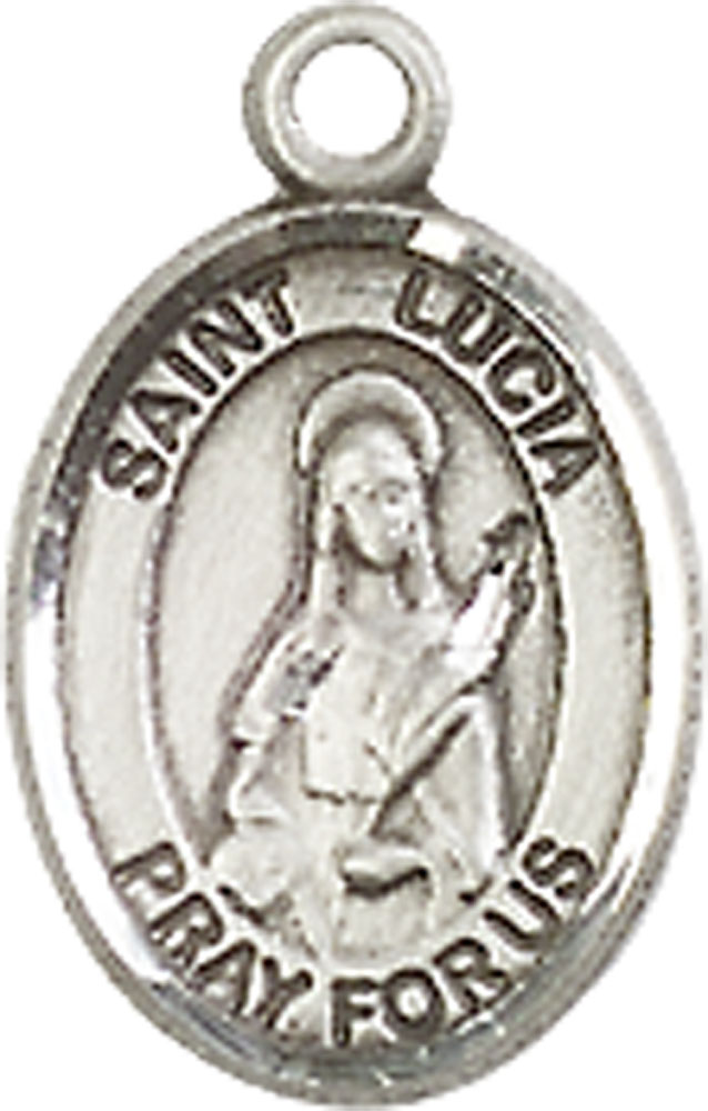 Sterling Silver Saint Lucia of Syracuse Medal