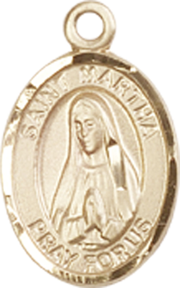 14kt Gold Filled Saint Martha Medal