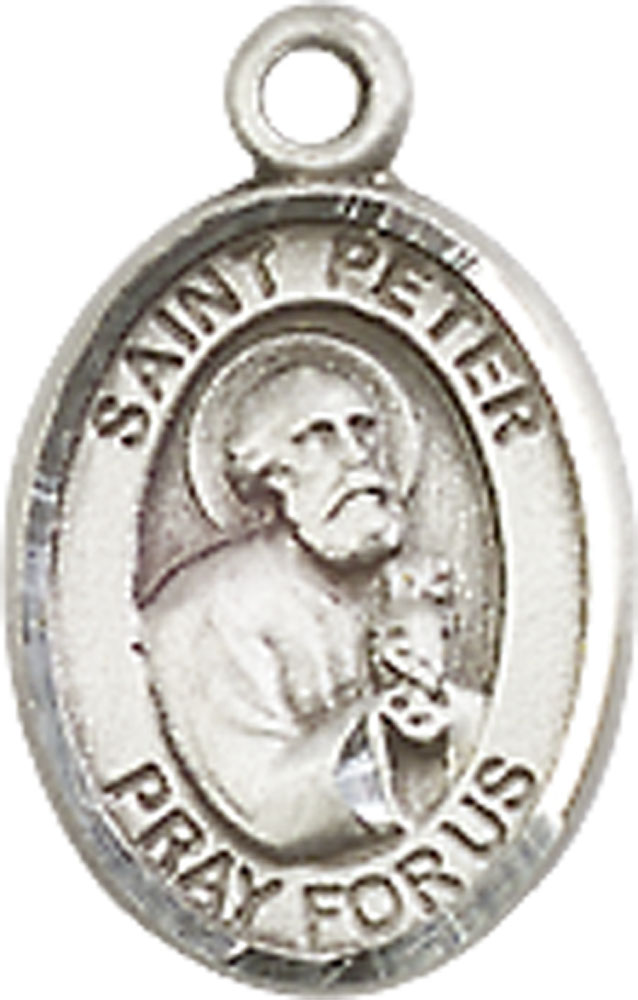 Sterling Silver Saint Peter the Apostle Medal