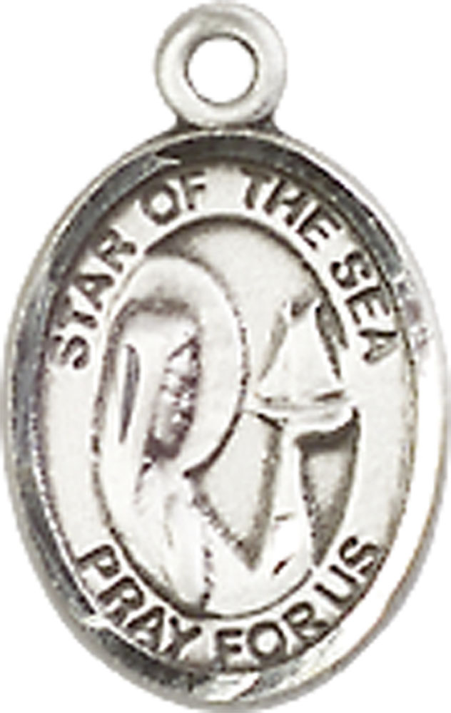 Sterling Silver Our Lady Star of the Sea Medal
