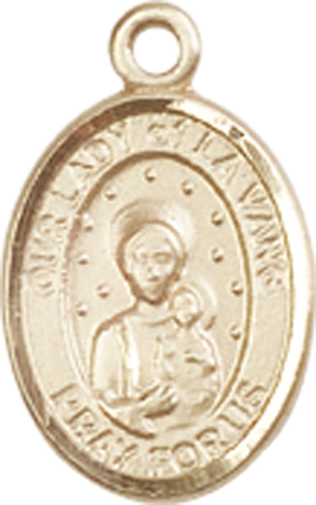 14kt Gold Filled Our Lady of la Vang Medal