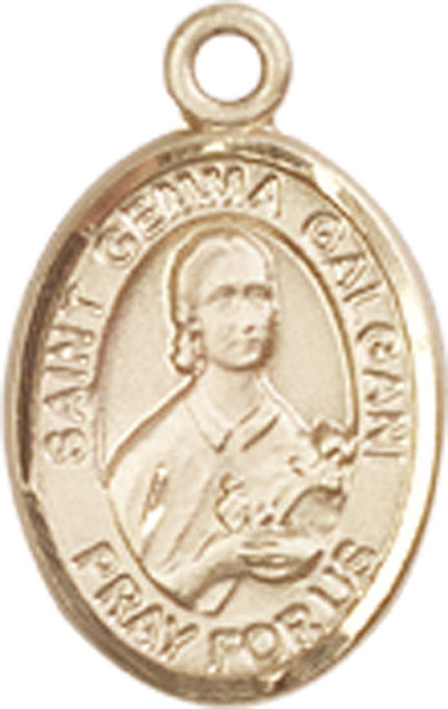 14kt Gold Filled Saint Gemma Galgani Medal