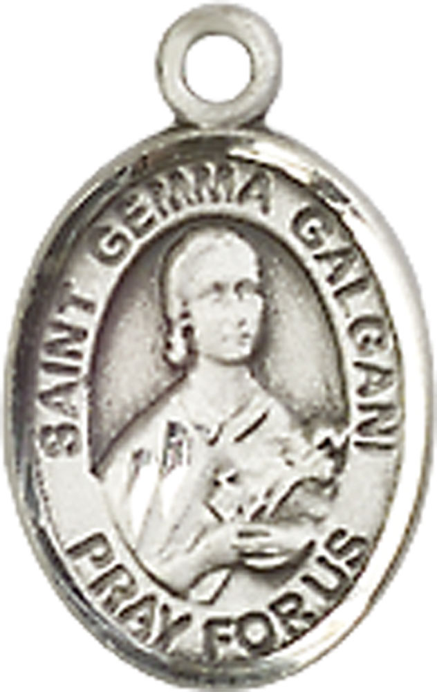 Sterling Silver Saint Gemma Galgani Medal