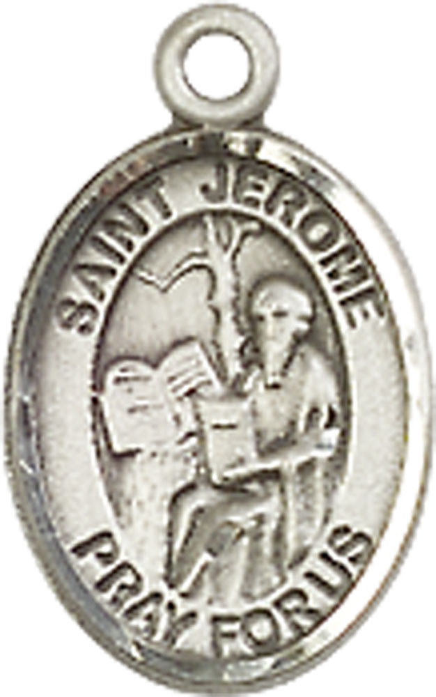 Sterling Silver Saint Jerome Medal