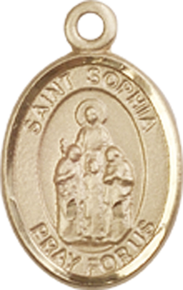 14kt Gold Filled Saint Sophia Medal