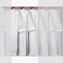 Washable Embroidered Smooth Poplin Alb
