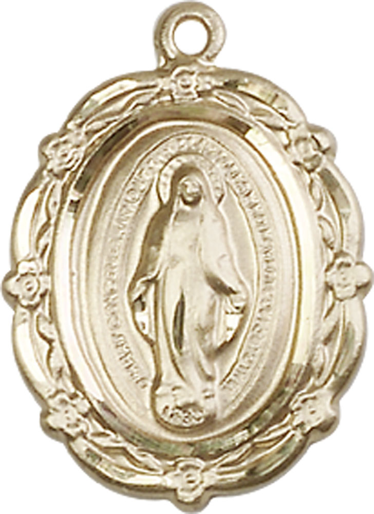 14kt Gold Miraculous Medal