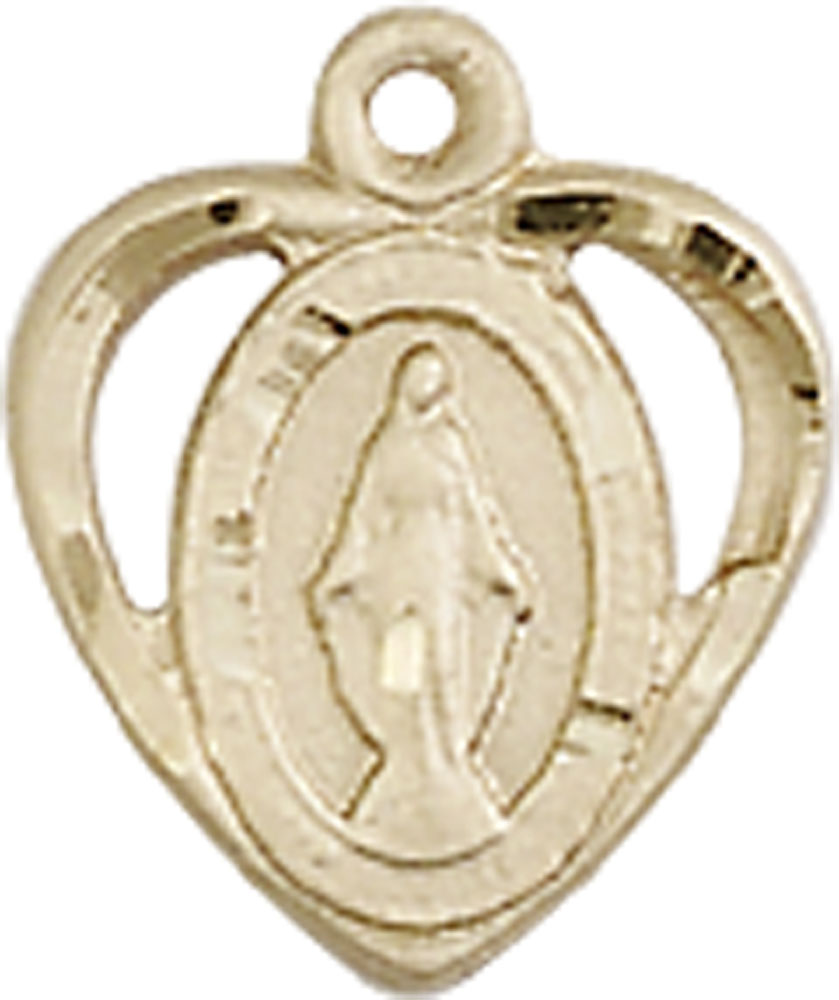 14kt Gold Miraculous Medal