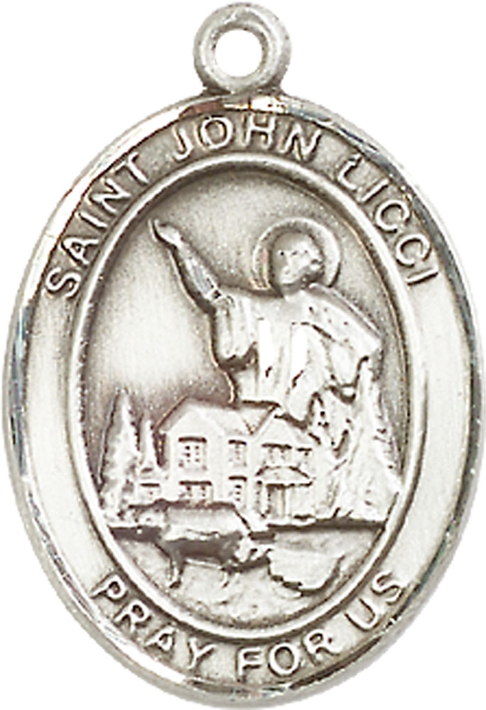 Sterling Silver Saint John Licci Medal