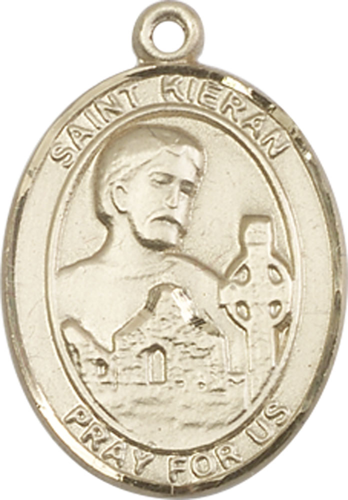 14kt Gold Filled Saint Kieran Medal