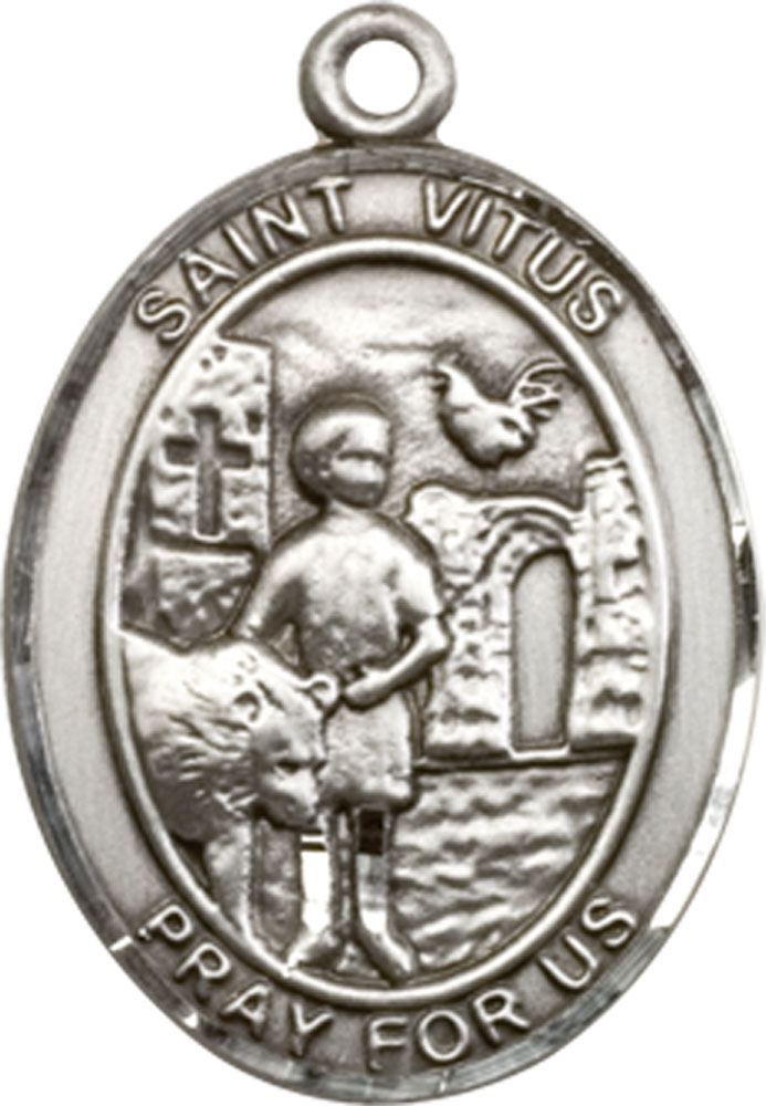 Sterling Silver Saint Vitus Medal