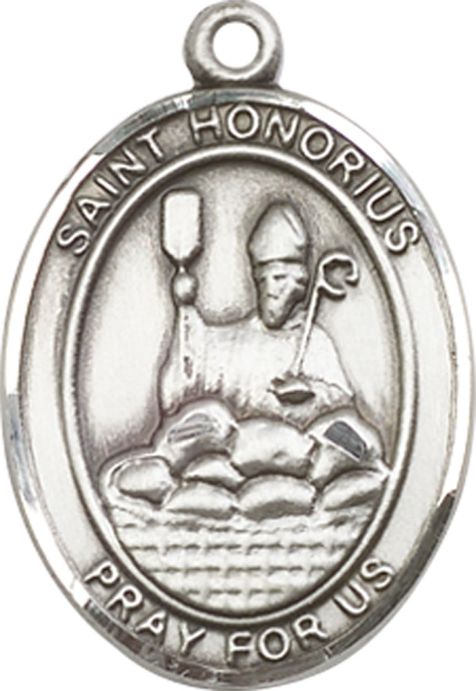 Sterling Silver Saint Honorius Medal
