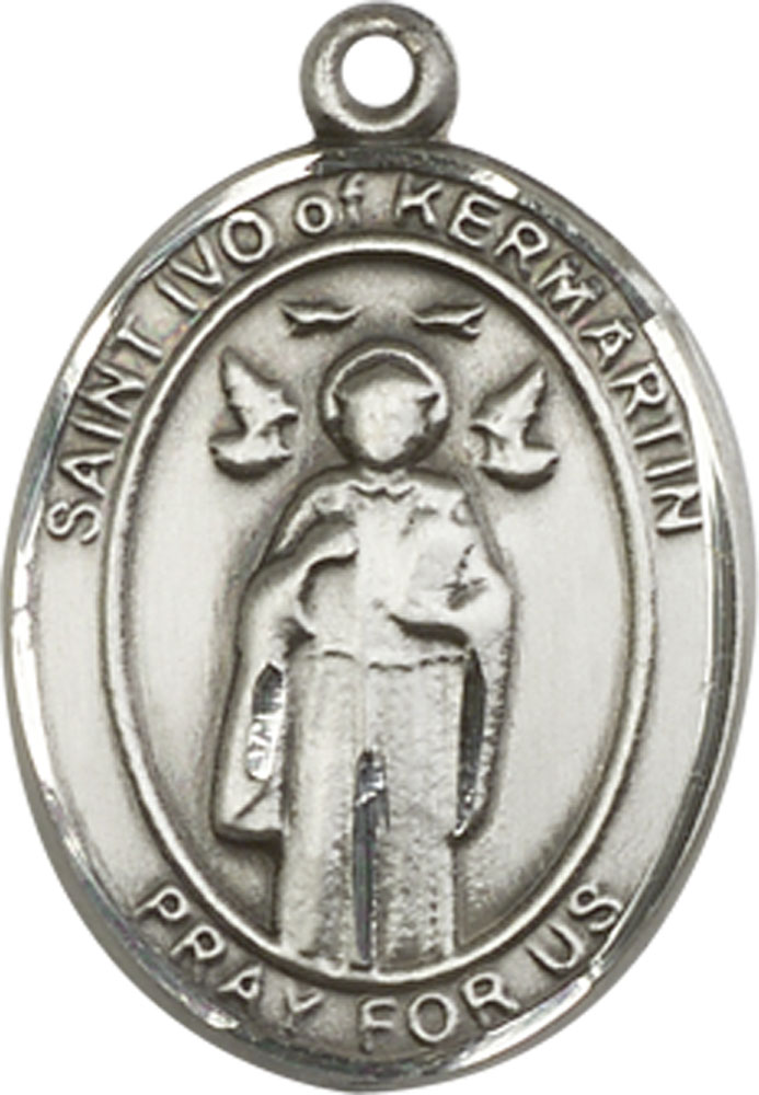 Sterling Silver Saint Ivo Medal