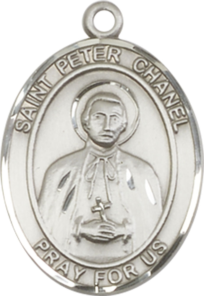 Sterling Silver Saint Peter Chanel Medal