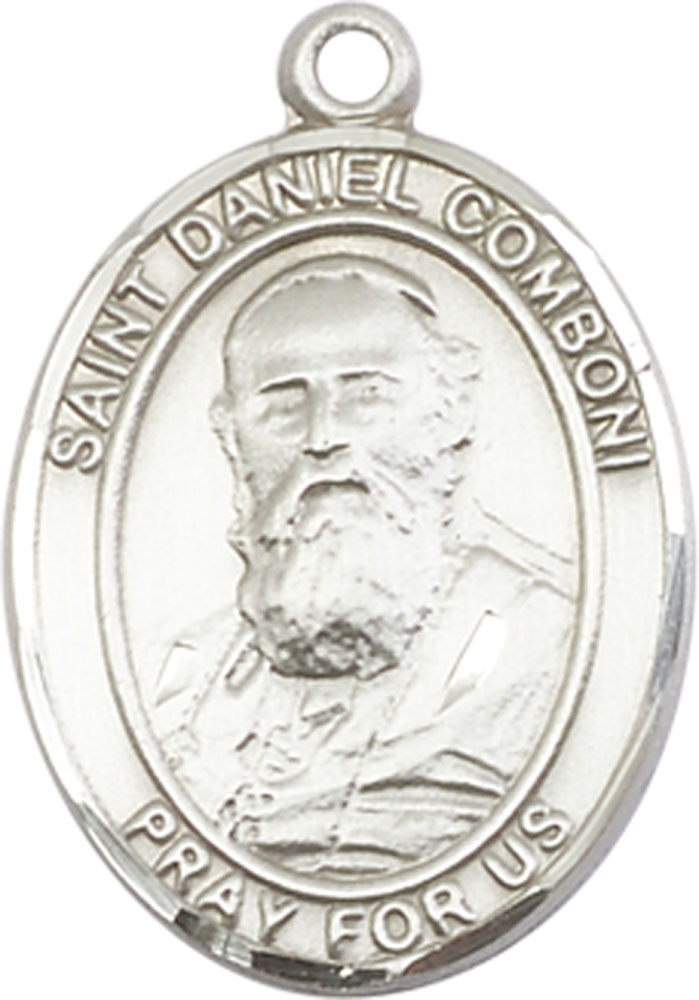 Sterling Silver Saint Daniel Comboni Medal