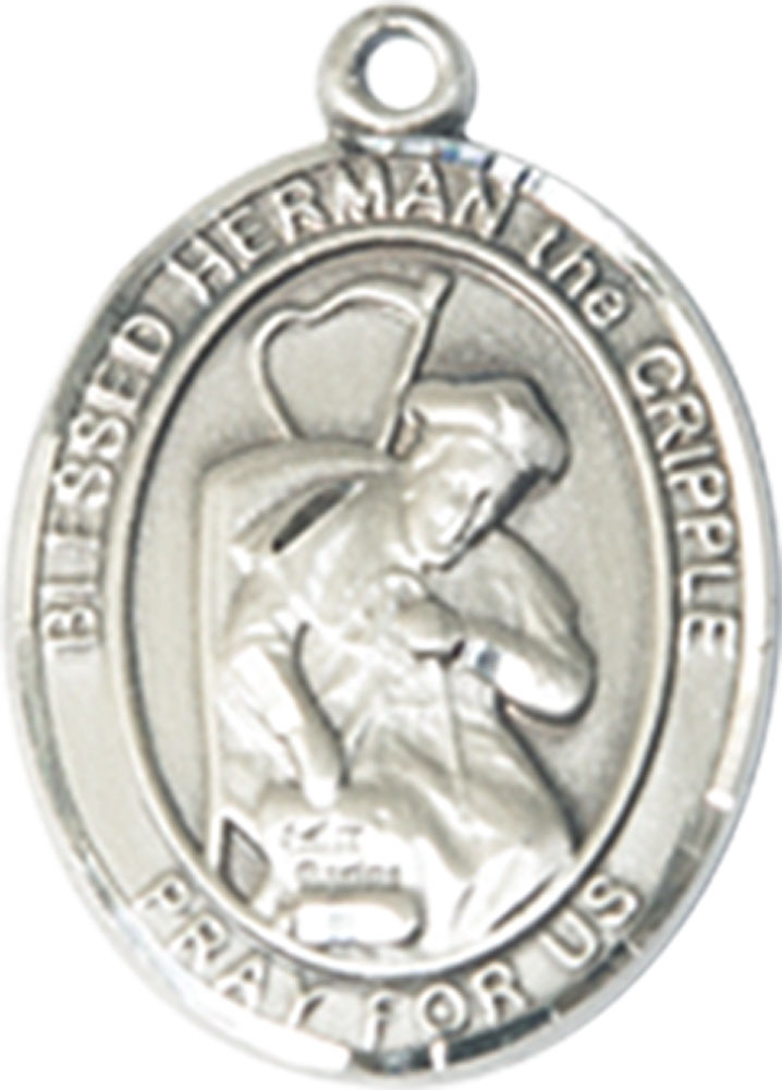 Sterling Silver Blessed Herman the Cripple Medal