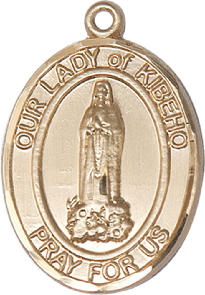 14kt Gold Filled Our Lady of Kibeho Medal