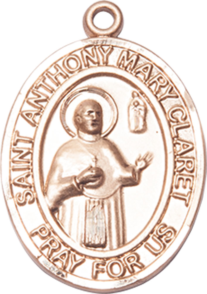 14kt Gold Filled Saint Anthony Mary Claret Medal
