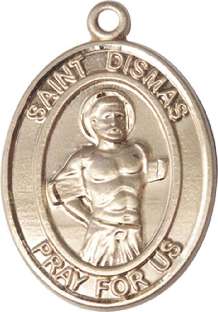 14kt Gold Filled Saint Dismas Medal