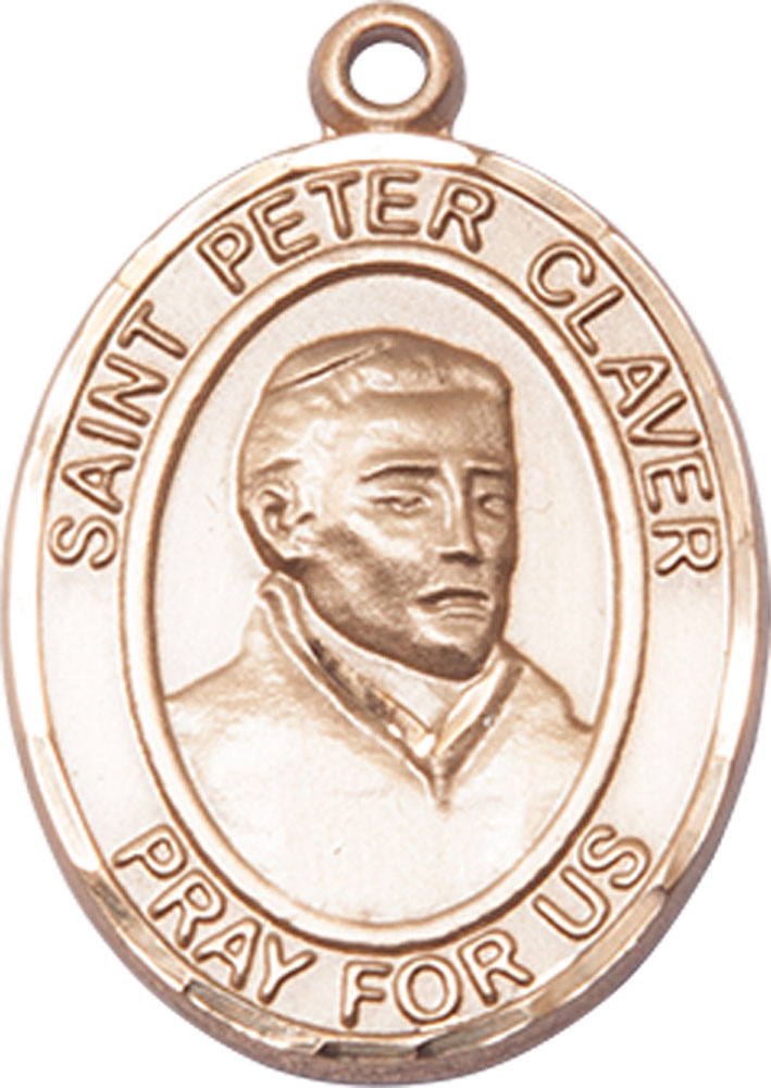 14kt Gold Filled Saint Peter Claver Medal
