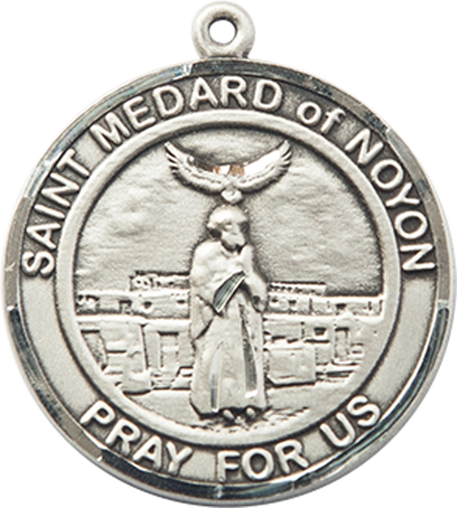Sterling Silver Saint Medard of Noyon Medal
