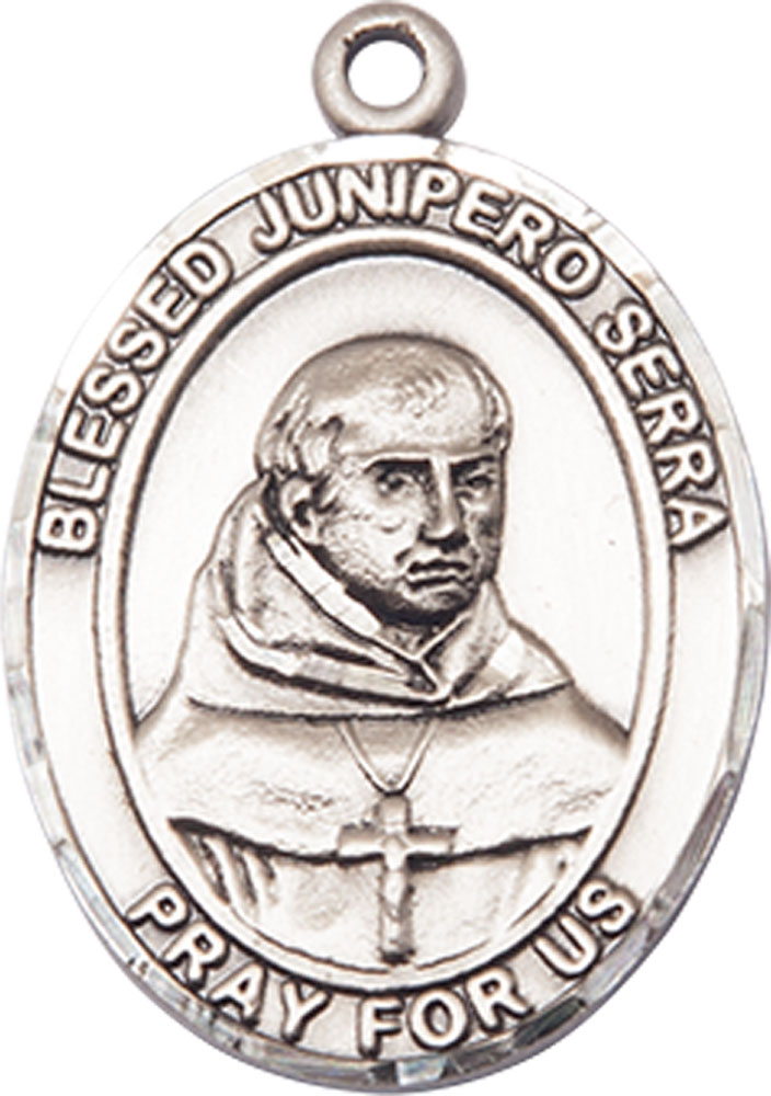 Sterling Silver Saint Junipero Serra Medal