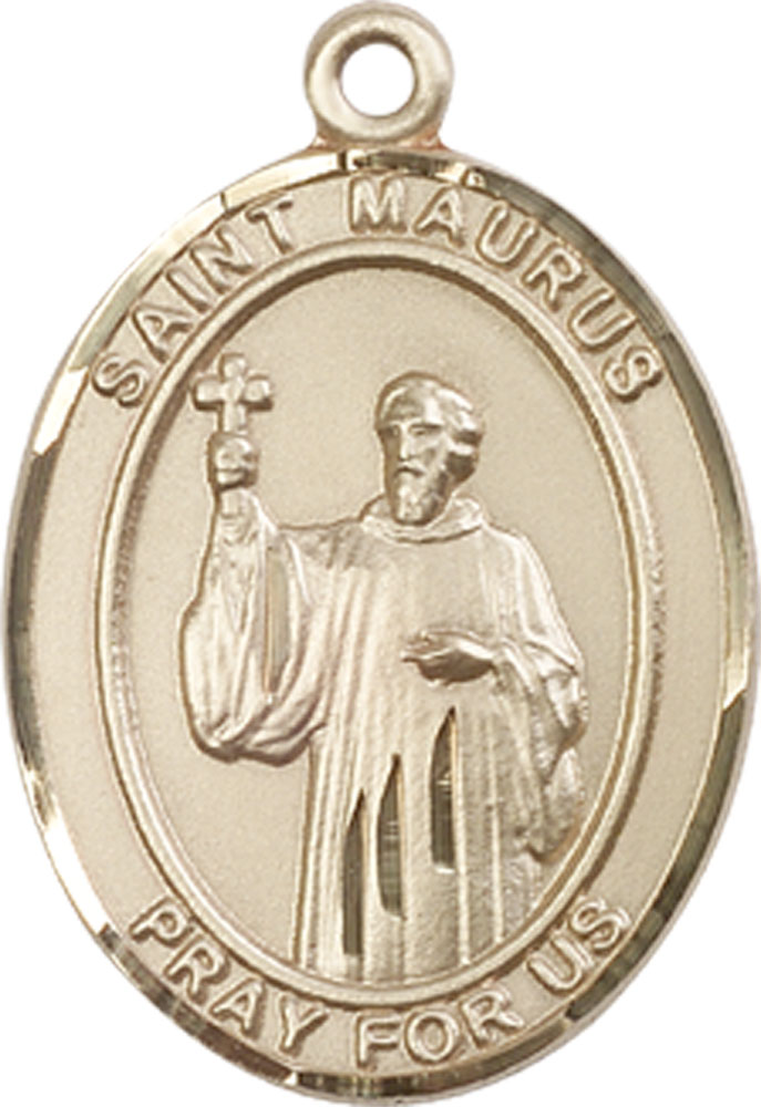 14kt Gold Filled Saint Maurus Medal