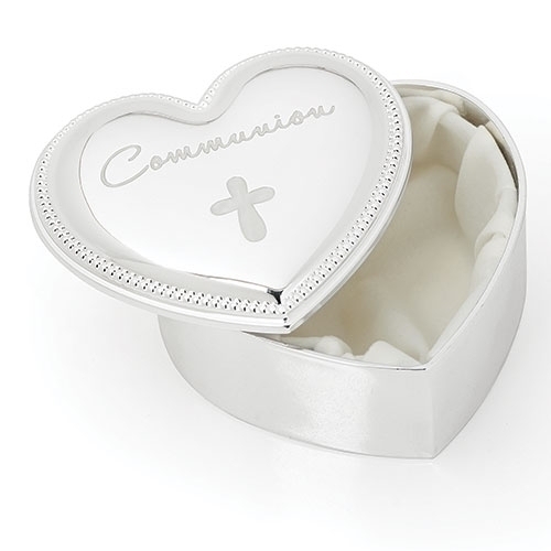 2.5"H Communion Heart Box - Communion