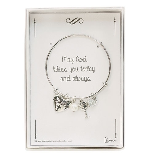 Silver color First Communion bracelet