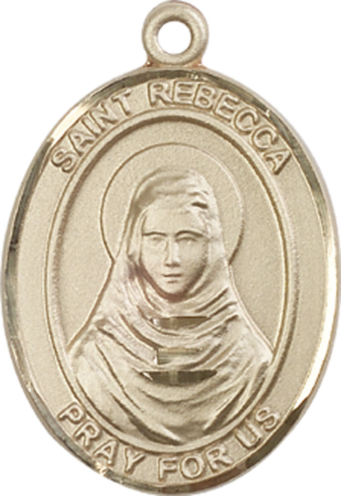 14kt Gold Filled Saint Rebecca Medal
