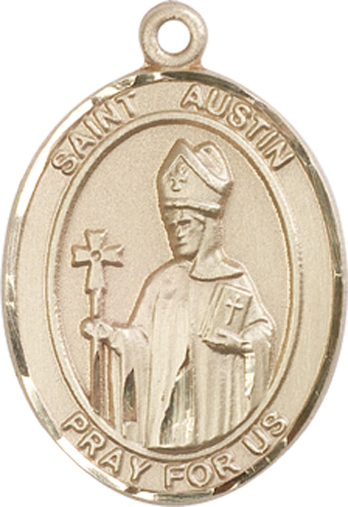 14kt Gold Filled Saint Austin Medal