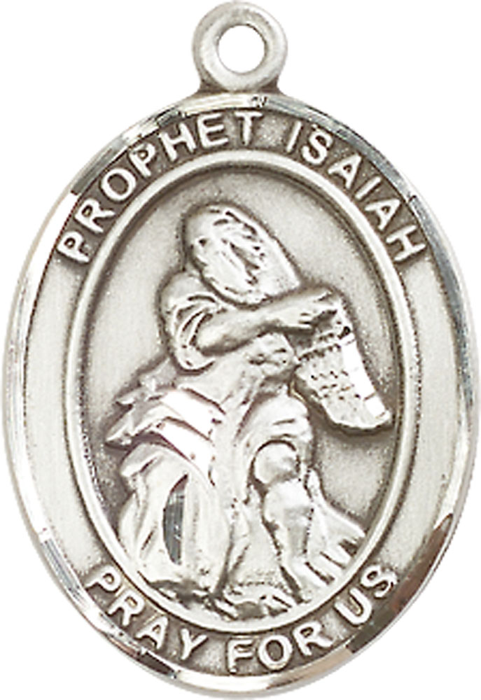 Sterling Silver Saint Isaiah Medal