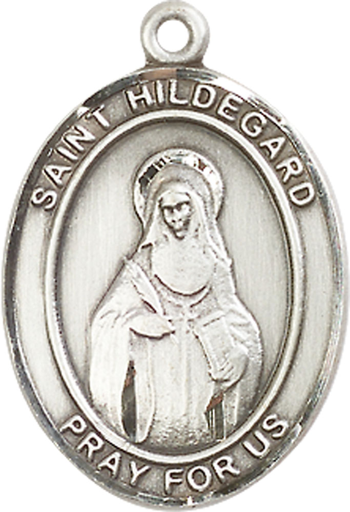 Sterling Silver Saint Hildegard von Bingen Medal