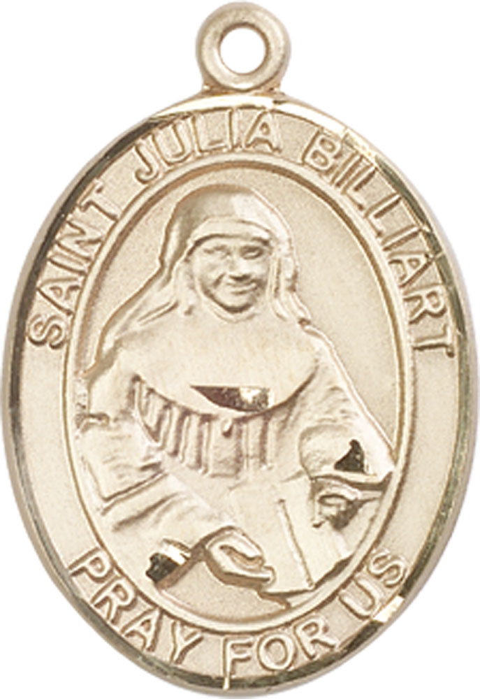 14kt Gold Filled Saint Julia Billiart Medal