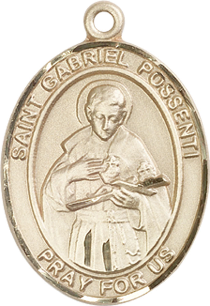 14kt Gold Filled Saint Gabriel Possenti Medal