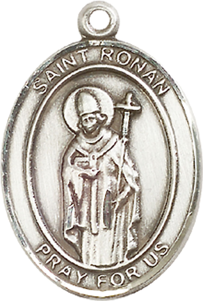 Sterling Silver Saint Ronan Medal