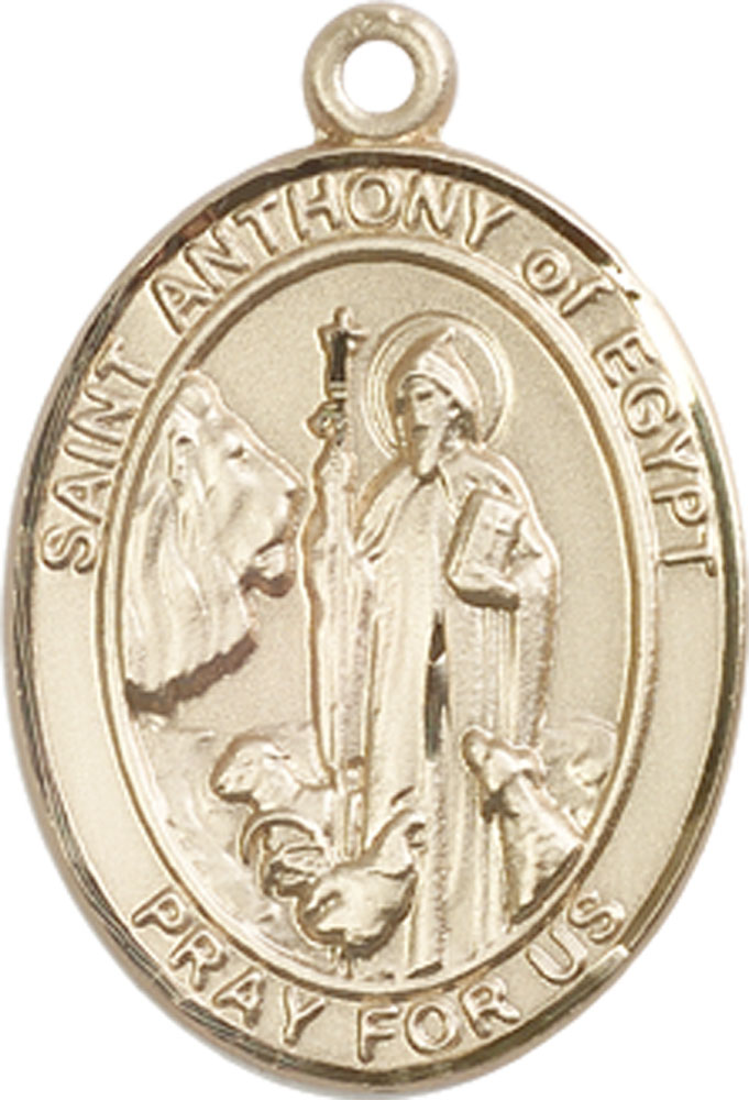 14kt Gold Filled Saint Anthony of Egypt Medal