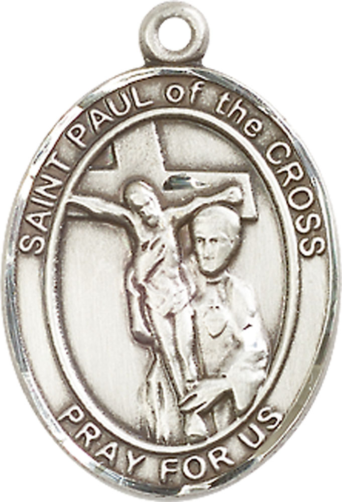 Sterling Silver Saint Paul of the Cross Medal