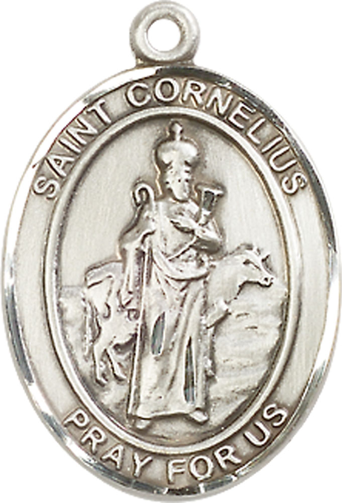 Sterling Silver Saint Cornelius Medal