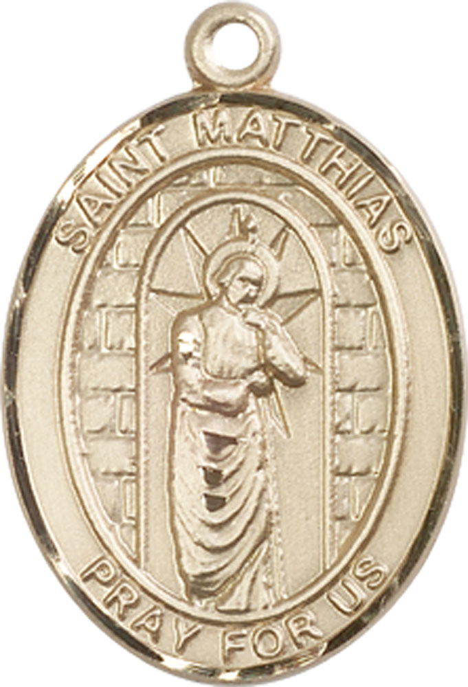 14kt Gold Filled Saint Matthias the Apostle Medal