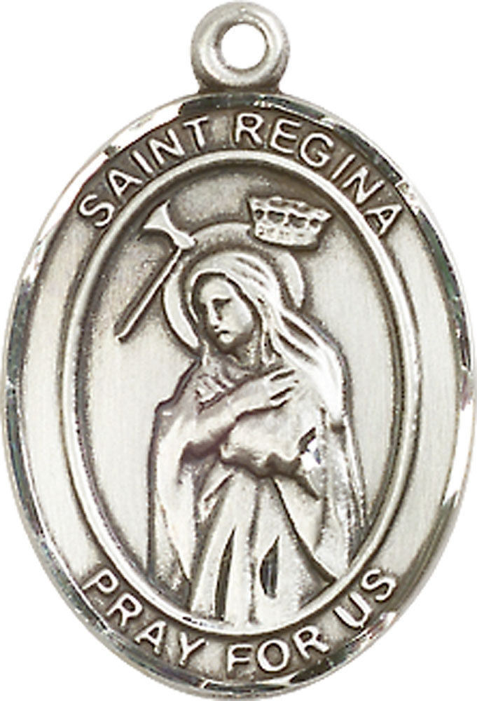 Sterling Silver Saint Regina Medal