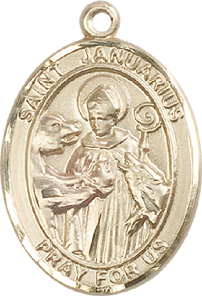 14kt Gold Filled Saint Januarius Medal