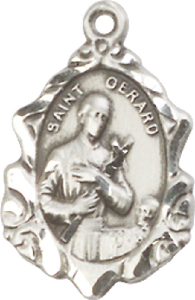Sterling Silver Saint Gerard Medal - With Box