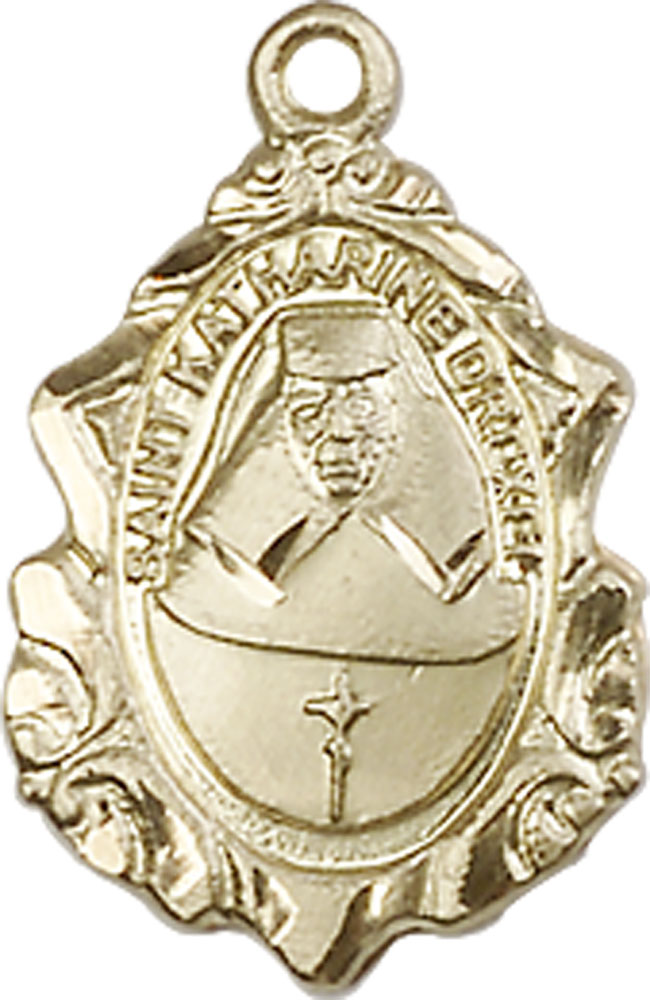 14kt Gold Filled Saint Katharine Drexel Medal